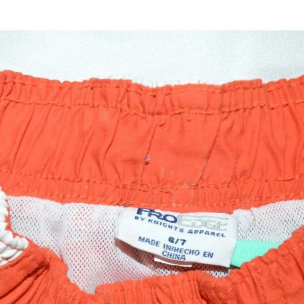 Clemson University Tiger Paw Boys Swim Trunks Bathing Suit Lined 6/7 Small